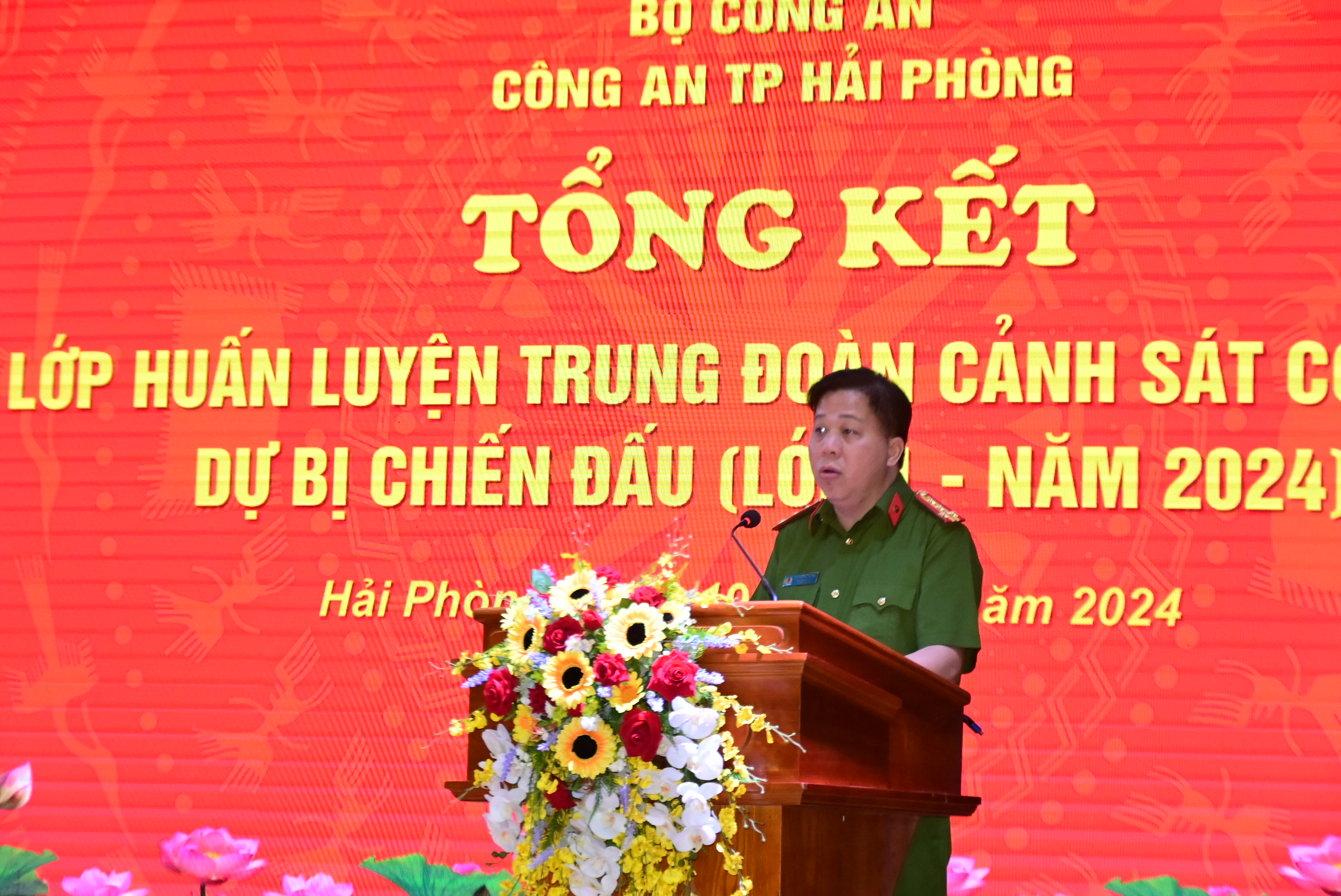 Trên 60% học viên lớp huấn luyện Trung đoàn CSCĐ dự bị chiến đấu lớp I năm 2024 đạt loại khá, giỏi